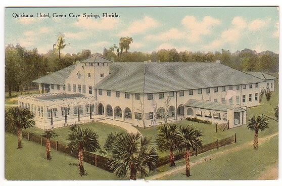 Qui-Si-Sana Postcard Aerial